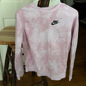 Nike pink girls sweatshirt